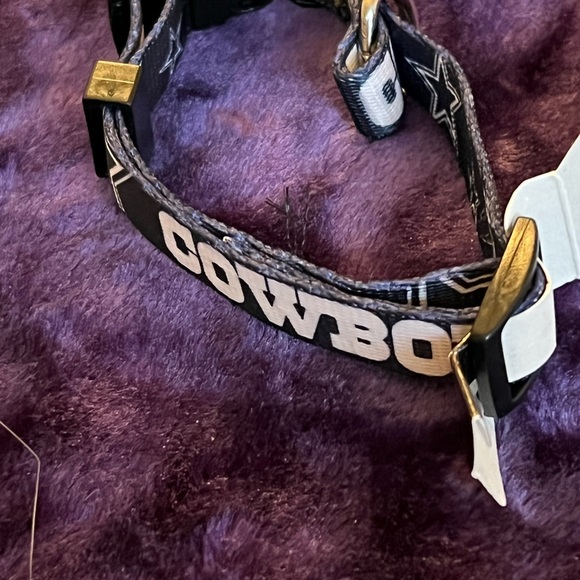 BRAND NEW OFFICIALLY LICENSED NFL DALLAS COWBOYS EXTRA SMALL PET COLLAR CTM7 - Picture 4 of 6